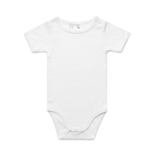 WHITE organic-infant-mini-me-one-piece-white